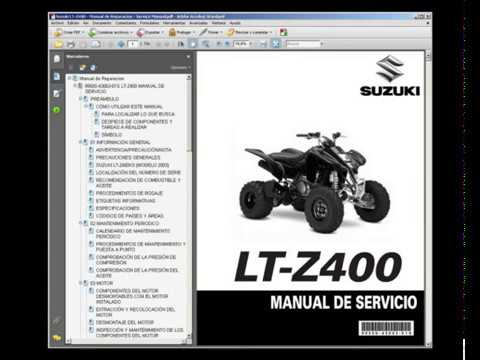 2009 Suzuki Ltr 450 Service Manual